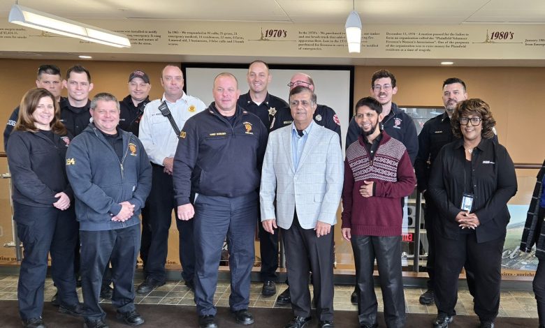 AMAN cultural competency training session with Plainfield public officials and first responders